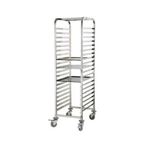 RAYONNAGE - RACK Chariot à 16 plateaux 380x550x1700 mm - TR-16A