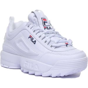 BASKET Baskets Fila Disruptor 2 Premium en cuir blanc pou