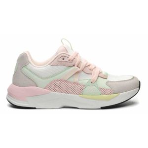BASKET Sneakers  Holborn Sportswear pour Femme - Blanc, rose, vert