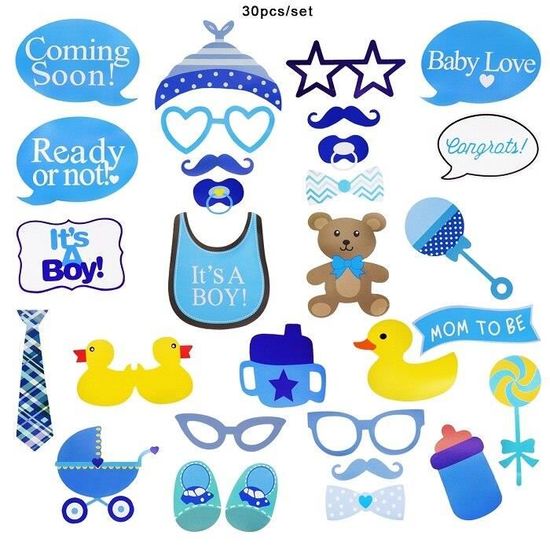 Weddecor 31pcs Coloré Selfie Photomaton Accessoires Pour Fête