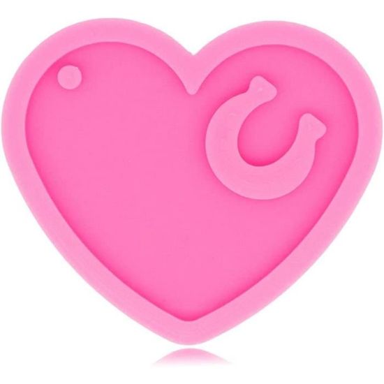 TMISHION moule en silicone en forme de coeur Bricolage Silicone moule TMISHION moule en silicone en forme de coeur Bricolage Silicone moule