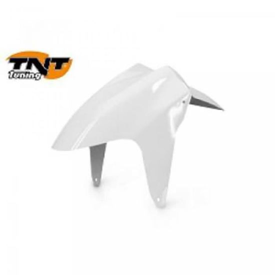 Garde-boue Avant TNT Pour Scooter MBK 50 Nitro (après 2013) - Blanc Brillant, Référence AKA 13106 - Neuf