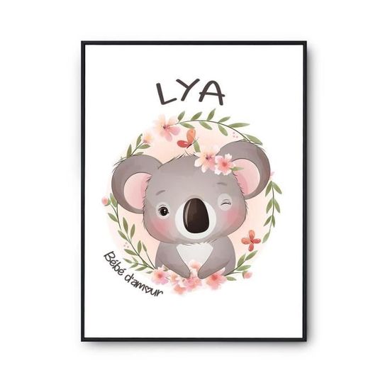 Youihom 6 Tableau Animaux Chambre Bebe Affiche Personnalisée