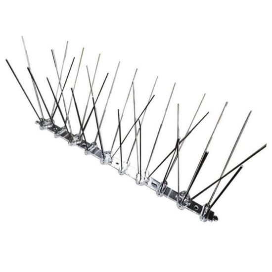 Pics Anti-oiseaux En Acier Inoxydable – Lot De 12 Bandes De 25 Cm – Pour Balcon, Fenêtre, Toit