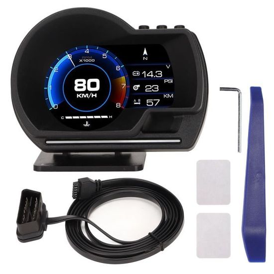 202 Vente chaude Acclope AP-6 OBD2 GPS tachymètre LCD multifonctions Smart  jauge OBD2 Compteur numérique de la palette de voiture - Chine Hud, OBD2