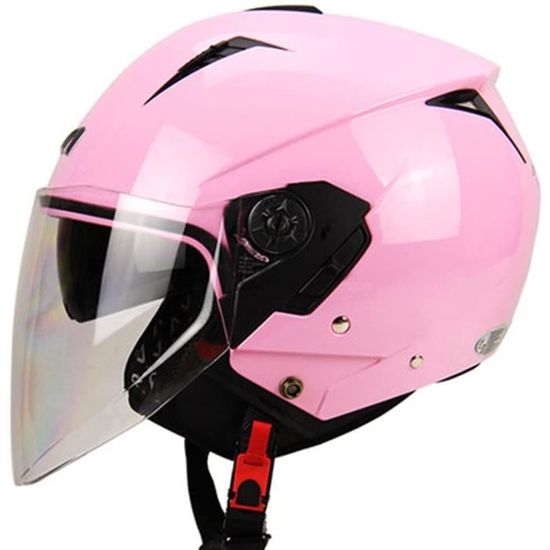 Casquette De Baseball Casque Demi Tête Homologué ECE Dot, Casque De Moto Semi-Ouvert Mobylette Pour Chopper Scooters Croiseurs, Casque Demi Femme Homme, Casque Demi Jet