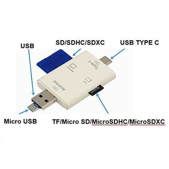 Lecteur Carte SD USB Micro SD Card Reader - 3 en 1 Lecteur de Carte Mémoire  USB 2.0 / Type C /Micro USB Adaptateur Carte SD - Cdiscount Informatique