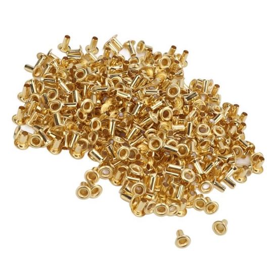 2 Rivets Décoratifs En Cuivre Pur Forme Citrouille - Pour Maroquinerie DIY, Sacs, Ceintures, Vêtements - Taille ~1,5 Cm