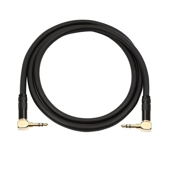 Oluote 3,5MM Mâle 90 Degrés Angle Droit à 6,35MM Femelle Câble Audio Câble D 'extension pour Casque Câble AUX (3M