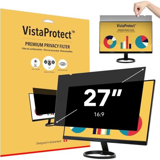 3M Filtre de confidentialité PF12.5W9 PORT WIdeSC