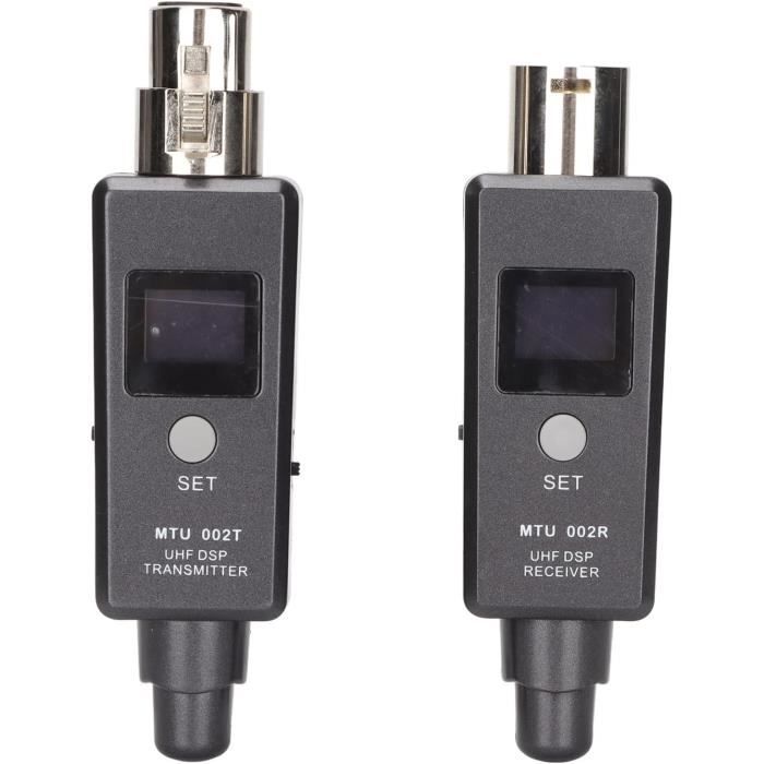 Xvive U3 Système de microphone sans fil 2,4 GHz Émetteur et récepteur Xvive U3 Système de microphone sans fil 2,4 GHz Émetteur et récepteur