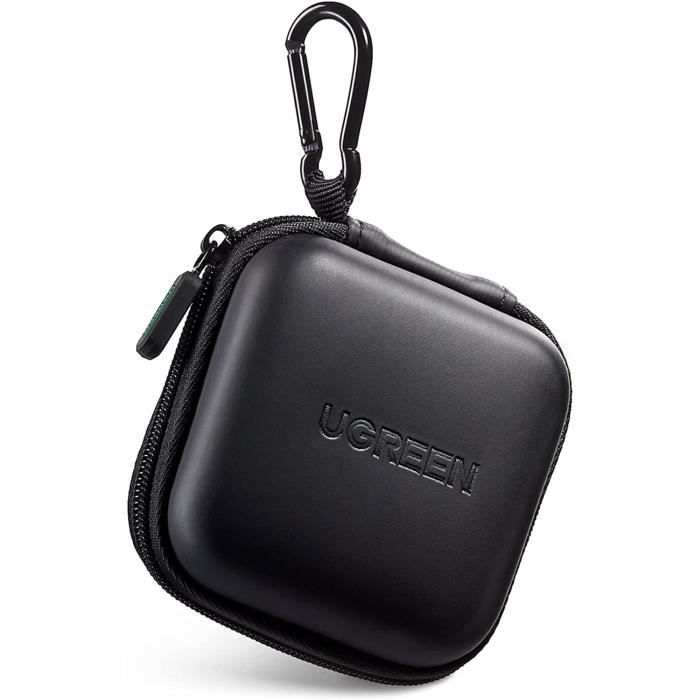 Housse De Protection UGREEN Pour Écouteurs - Étui EVA Antichoc Étanche - Pour AirPods, Câbles, Clés USB - 8x8x4cm