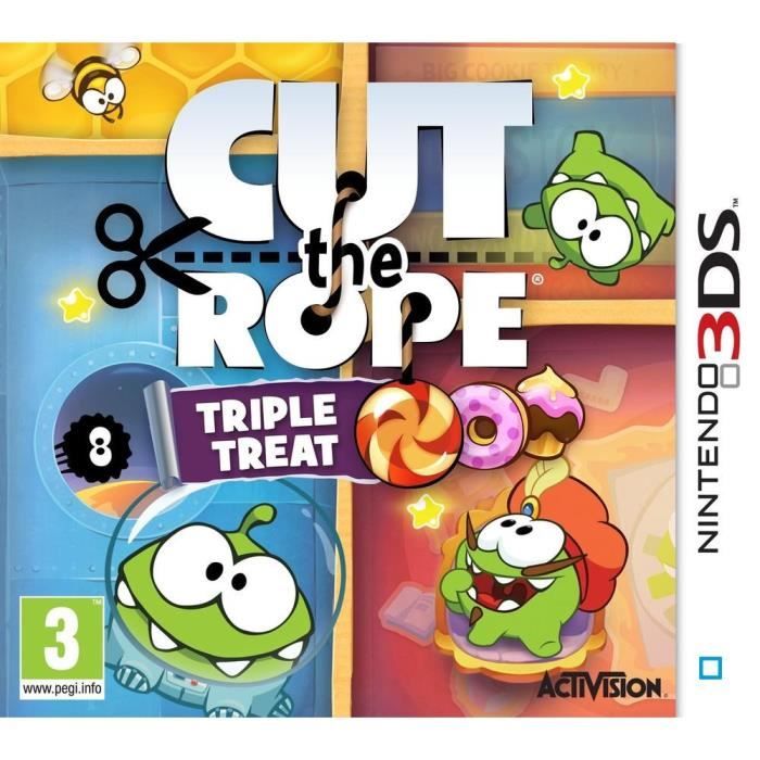 Cut The Rope: 3 En 1 3ds - vue 2