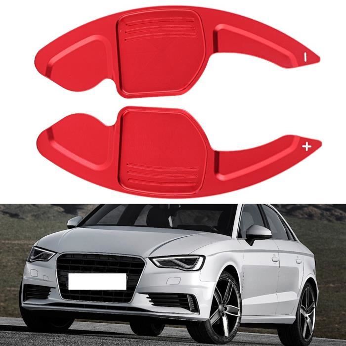 2pcs en alliage d'aluminium volant la palette changement de vitesse la roue de pagaie pour Audi A3 A4L A5 A6 A7 A8