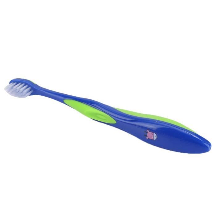 AIZ Brosse à dents pour enfants brosse à dents antidérapante pour enfants de 8 à 12 ans (bleu)