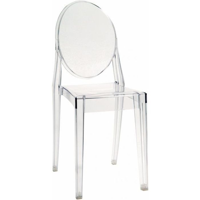 Chaise design inspiration Victoria Ghost Transparente