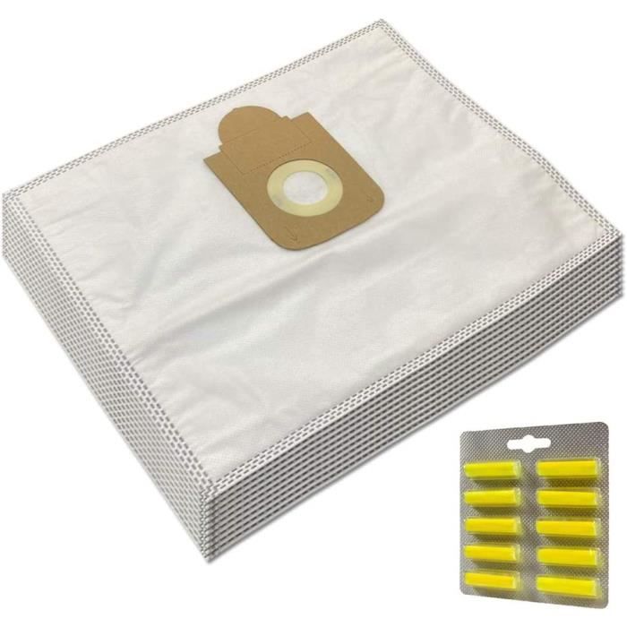 SAC MohMus Set 10 Parfums 10 Sacs Aspirateur pour Rowenta Silence Force 4A Compact RO6432408