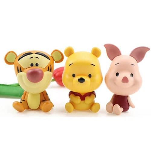Ensemble de 3 pièces / Disney Winnie l'ourson Tigrou beau cochon jouet détachable pour enfants