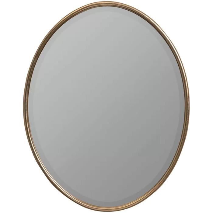 MIROIR DE SALLE DE BAIN Design lgant Un design mural accrocheur de forme ovale un miroir en verre biseaut poli tendance et beau 1517