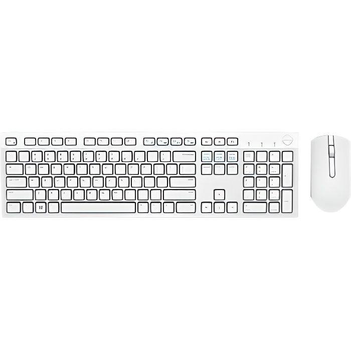 DELL Clavier et souris KM636 - Sans fil - Blanc