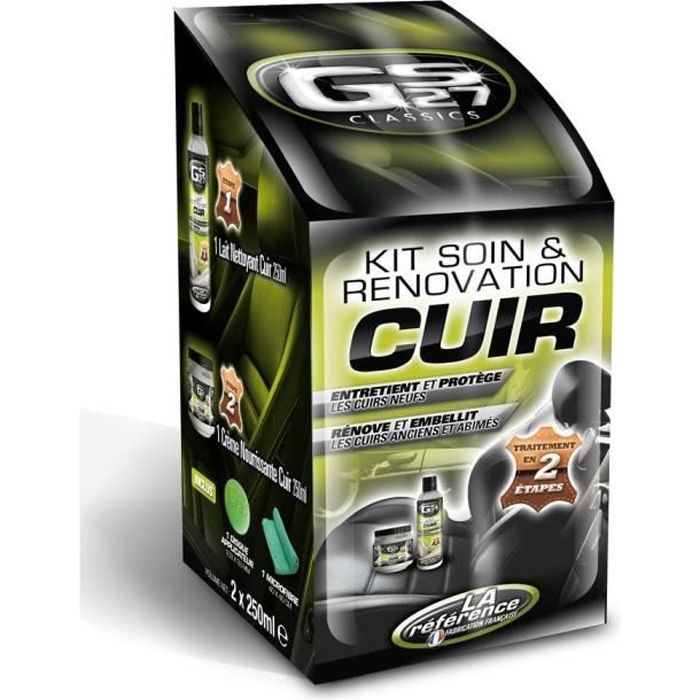 GS27 Kit Soin et Renovation Cuir - 500 ml