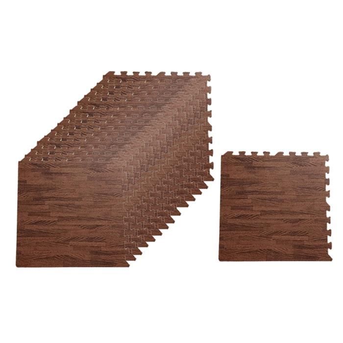 Tapis d'exercice en mousse, tapis de sol de gymnastique, carreaux de sol EVA à emboîtement, coussin en mousse antidérapant