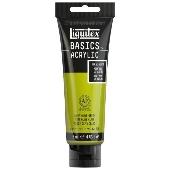 LIQUITEX ACRYLIQUE VERT OLIVE CLAIR 118 ml