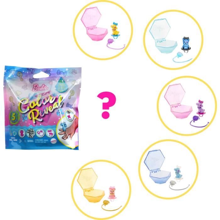 Barbie Color Reveal Pets Glitter Series, assortis