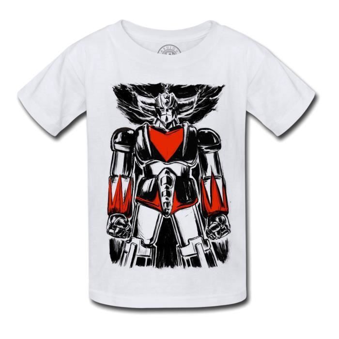 T-shirt Enfant Goldorak Dessin Manga Robot Dessin anime