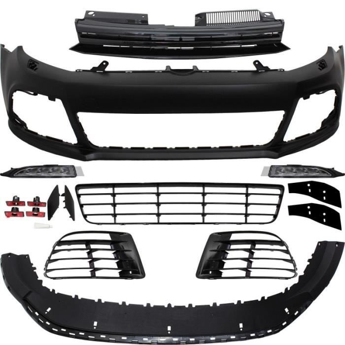 PARECHOC PARE CHOC VW GOLF 6 TYPE R20 EN ABS + FEUX DE JOUR LED