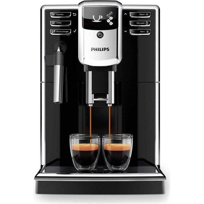 Philips EP5310/10 S5000 Machine à expresso automatique avec mousseur à lait manuel, noir