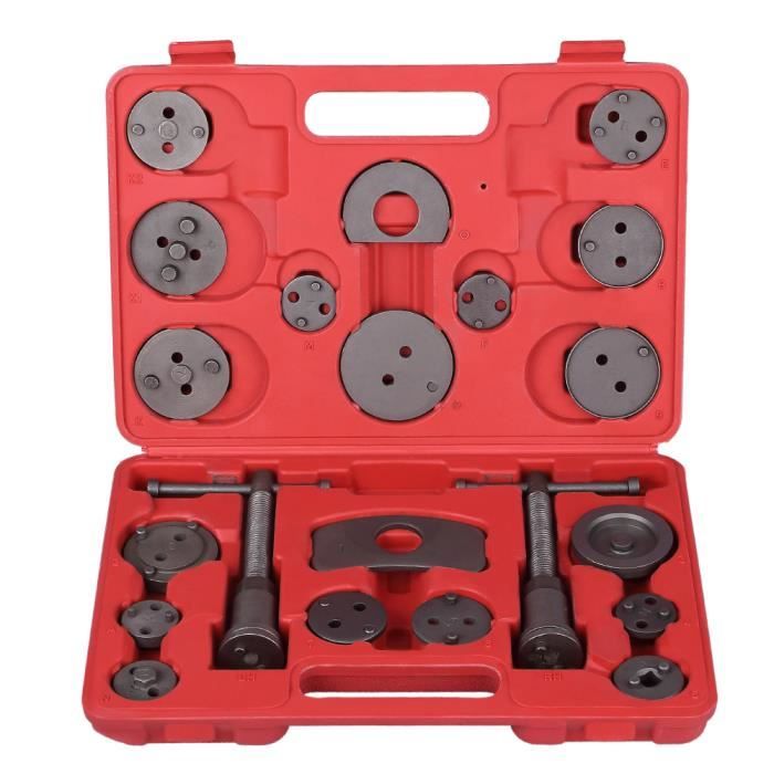 Kit de outil rembobinage de Piston d'étrier de frein de voiture universel 22 pièces