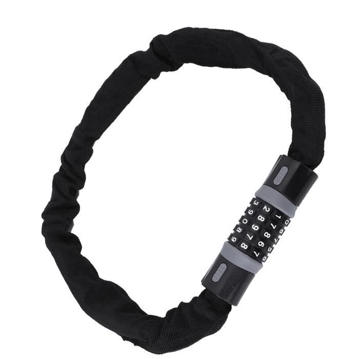 0.9m vélo codé serrure VTT Portable vélo électrique chaîne serrure accessoire de cyclisme