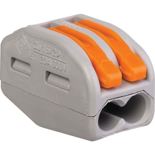 Borne de connexion universelle 2 fils - Série 222 - Vendu par 50 - Wago