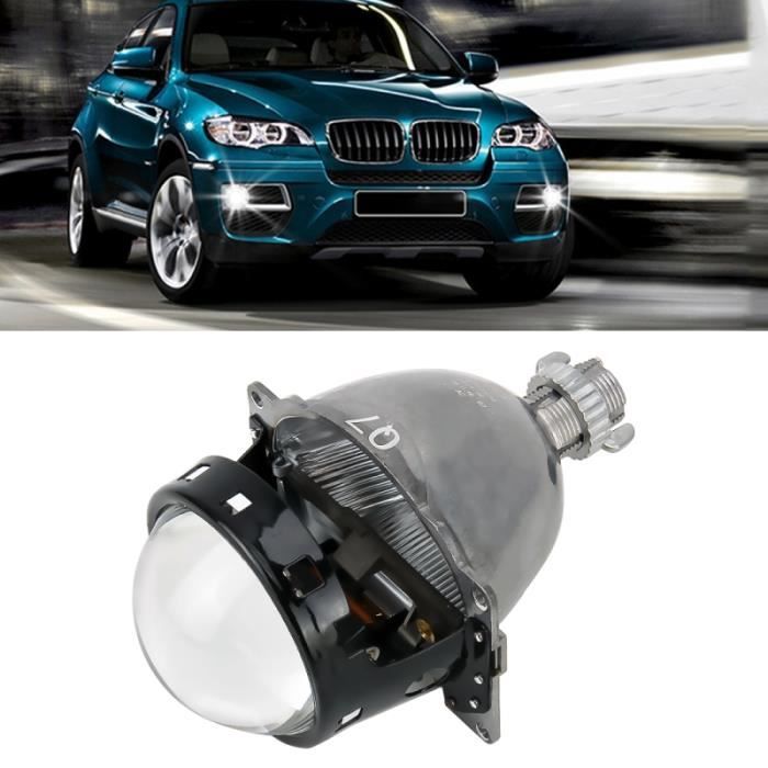IPHCAR Q7 DC12V 35W 5500K Lentille de projecteur bi-xénon avec modification non destructive de 3 pouces avec ampoule spéci - 221217