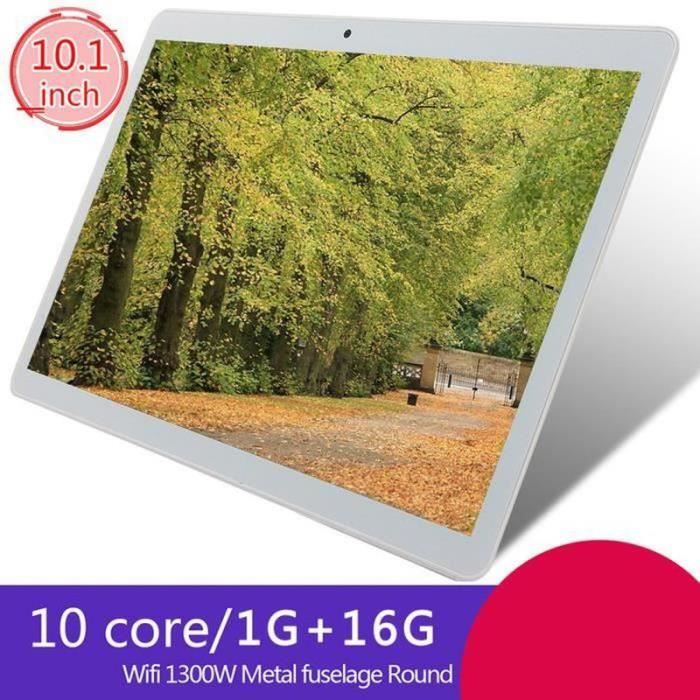 WF30337-Tablette PC 10 pouces 1 Go de RAM 16 Go de ROM pour Android 8.0 WiFi Or