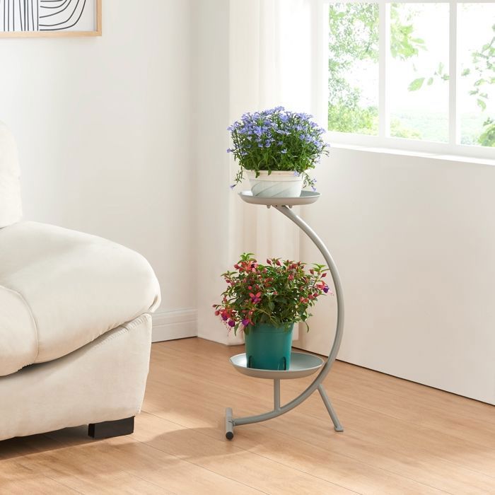 Porte-plantes Aalten 62 x 30 x 25 cm gris foncé