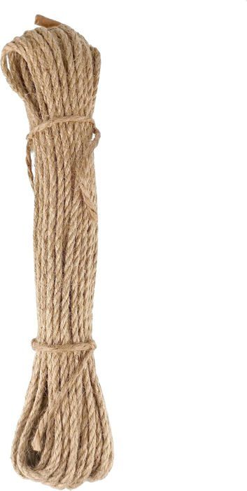 Corde De Jute D.RECT - 6mm X 10m | Naturelle Et Résistante | Pour Décoration, Jardin Ou Bricolage