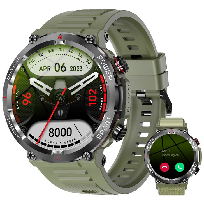 Blackview Montre Connectée Homme Femme Intelligente Sport Etanche IP68 Smartwatch Fréquence Cardiaque pour iOS Android