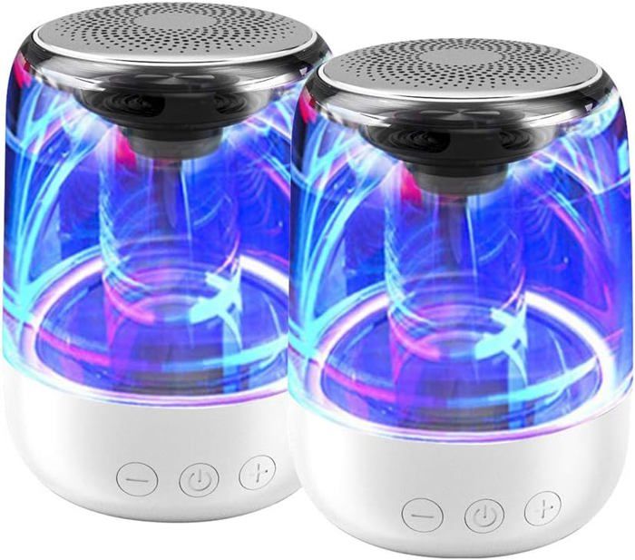 Pack 2 Enceintes Sans Fil Portable Bluetooth 50 Radio Fm Batterie