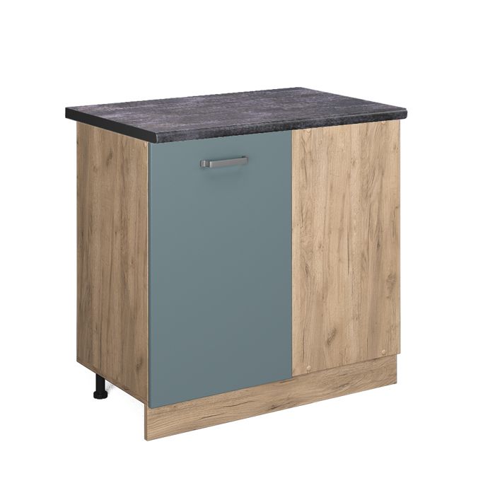 Meuble dangle R-Line 86cm PT Anthracite Bleu-gris/Chêne de force doré Vicco 46991