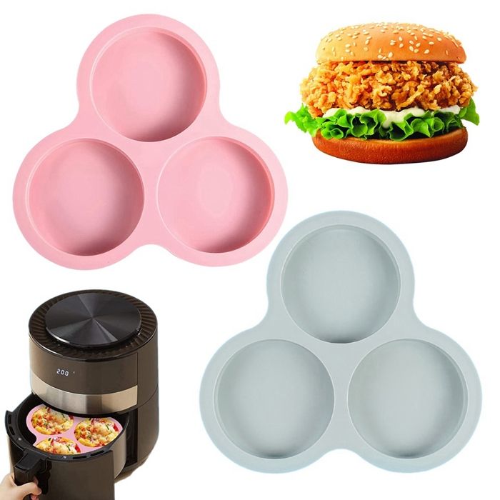 Lot De 6 Ramequins En Silicone Pour Friteuse à Air - Pour œufs Pochés, Muffins, Résiste à 230°C, Lave-vaisselle