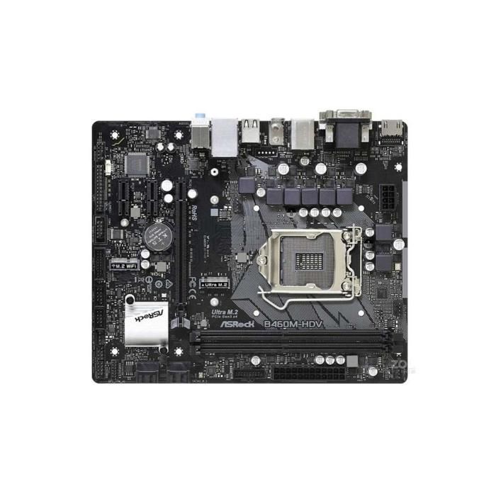 Carte mère ASRock B460M-HDV Intel B460 LGA 1200 2xDDR4 64GB Micro ATX Reconditionné - ASRock reconditionné disponible sur Cdiscount Seconde Vie