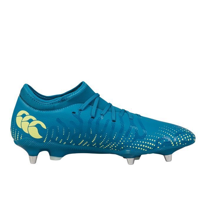 Chaussures de rugby Canterbury Speed Infinite Team SG - Bleu crampons terrain gras