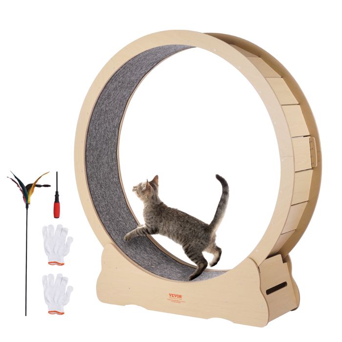 Comparer les prix de Roue d'Exercice pour Chat-VEVOR-1320 mm Grande Roue de Course pour Chat d'Intérieur-avec Tapis Roulant Amovible