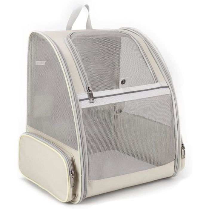 Comparer les prix de Sac de Transport pour Chats Petits Chiens 7.5kgSac à Dos en Filet Respirant pour Petit Animaux