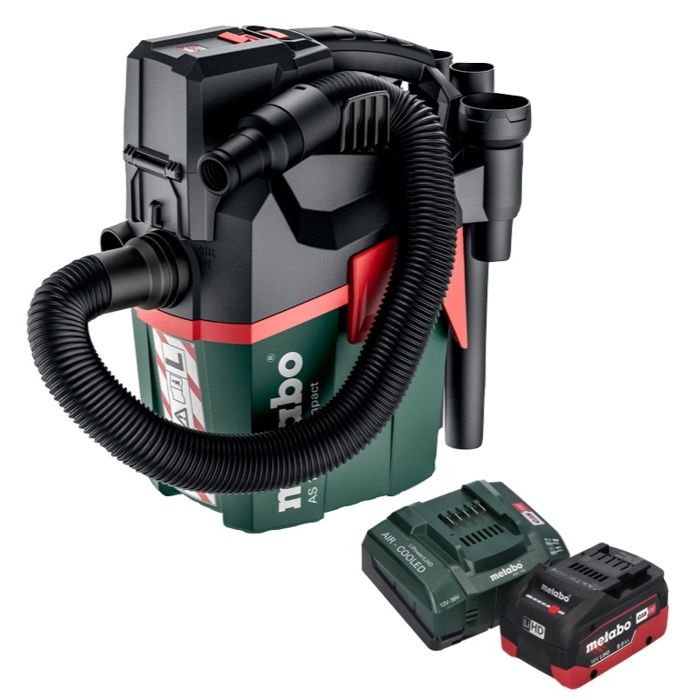 Aspirateur Sans Fil Metabo AS 18 L PC Compact – 18 V, 6L Classe L - vue 2