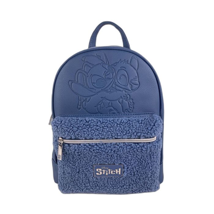 Nomadict Sac à dos enfant Disney Stitch & Angel - Bleu léger bretelles ajustables