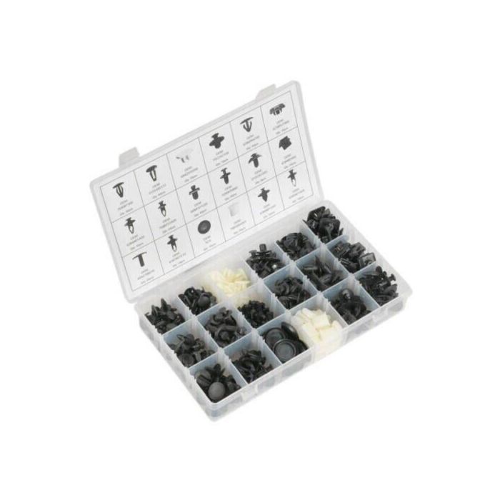 Kit De 120 Pièces : Agrafes U Et Vis Pour Carrosserie Voiture - Pour Garde-boue, Pare-chocs, Fixation - 2