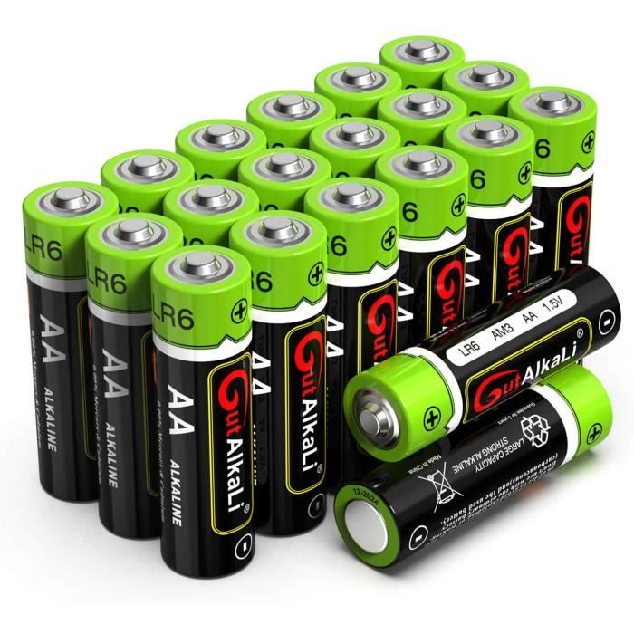 20 Piles LR6 1.5V - Piles AA - MN1500 - AM3 alcaline Batterie[491] -  Cdiscount Jeux - Jouets